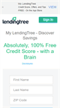Mobile Screenshot of my.lendingtree.com